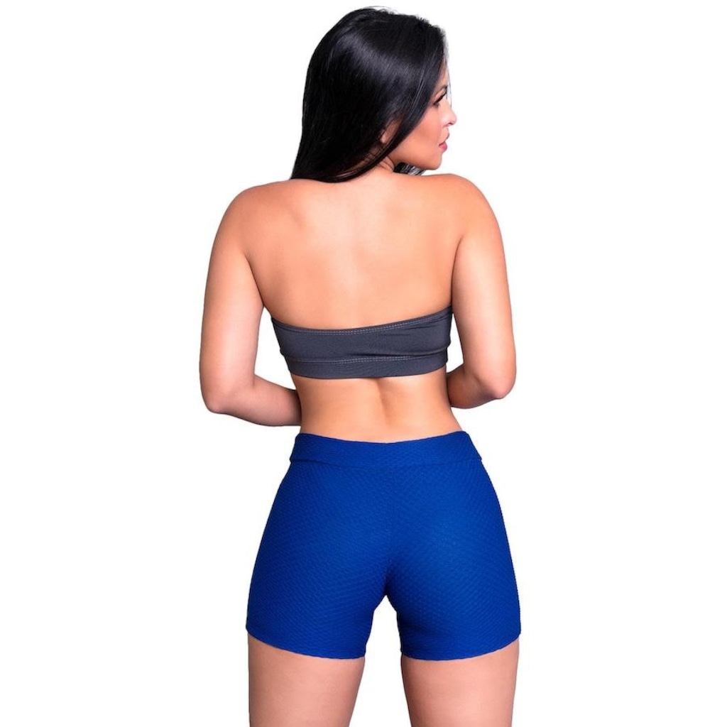 Imagem 3 do produto Shorts MVB Modas Textura Bolha - Feminino