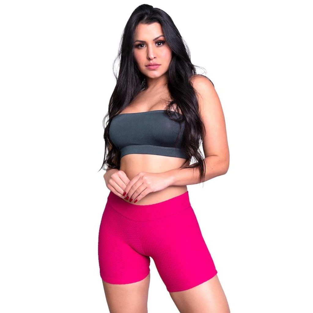 Imagem 2 do produto Shorts MVB Modas Textura Bolha - Feminino