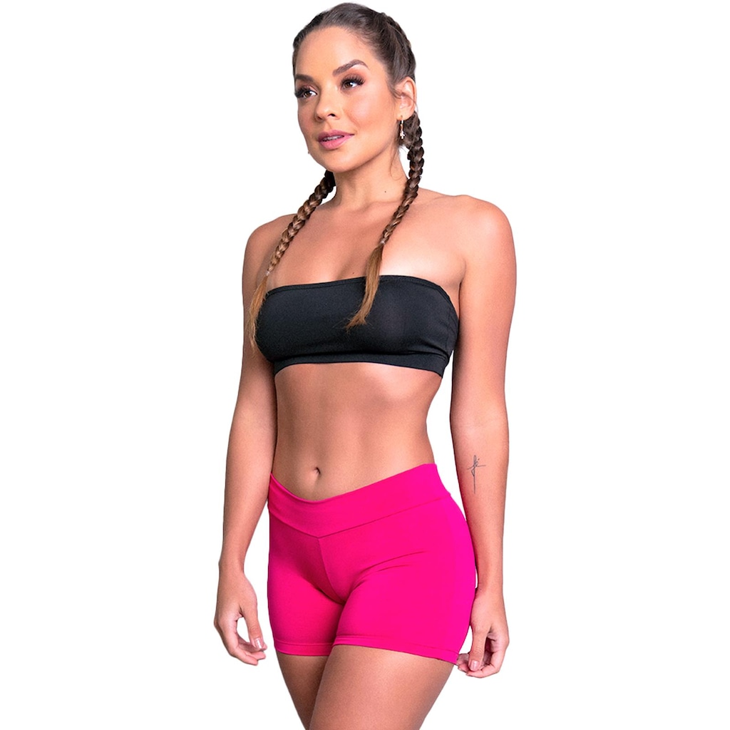 Imagem 2 do produto Shorts MVB Modas Cintura Alta Curto - Feminino