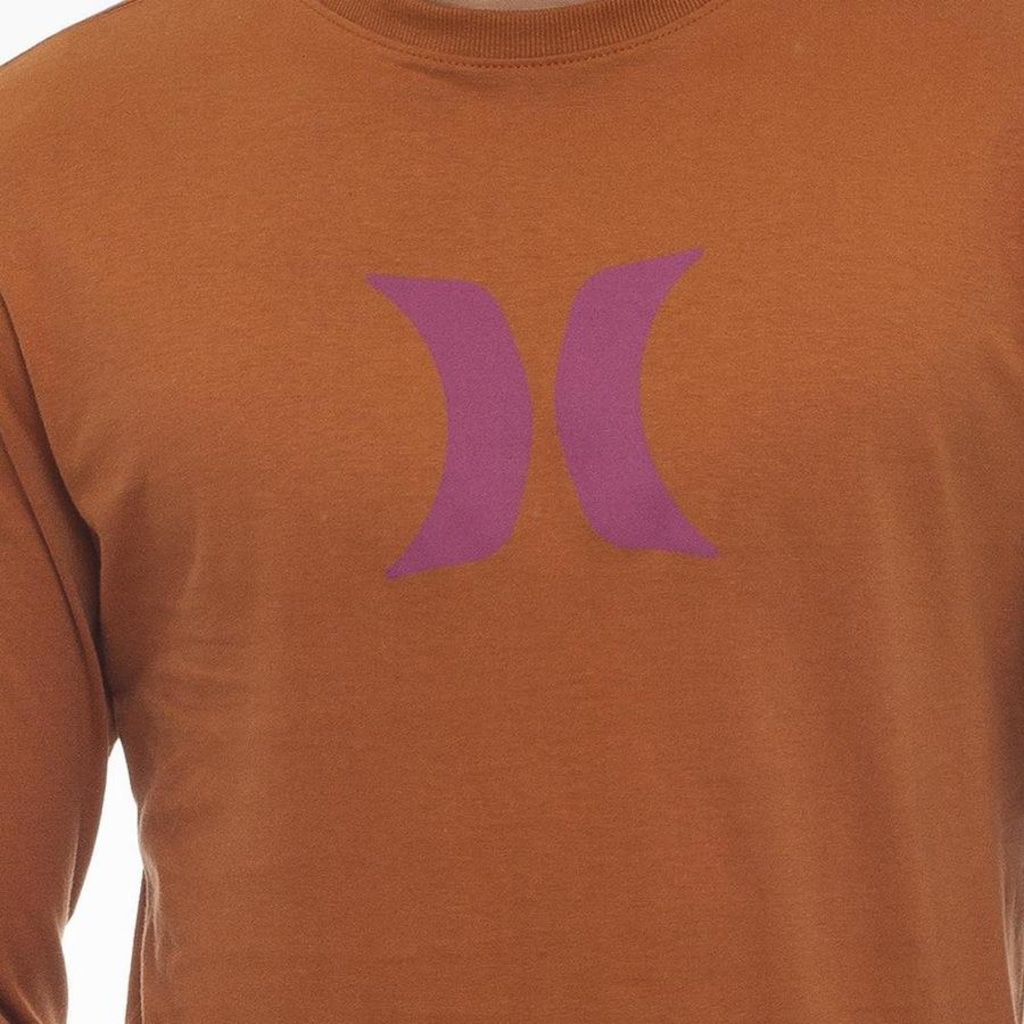 Imagem 2 do produto Camiseta Manga Longa Hurley Icon Ocre - Masculina