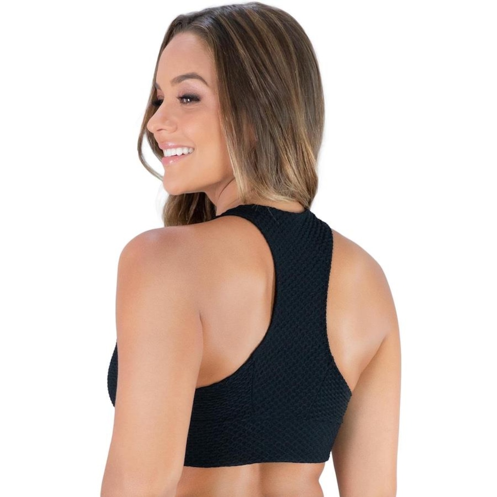 Imagem 2 do produto Top Fitness MVB Modas Tecido Bolha - Feminino