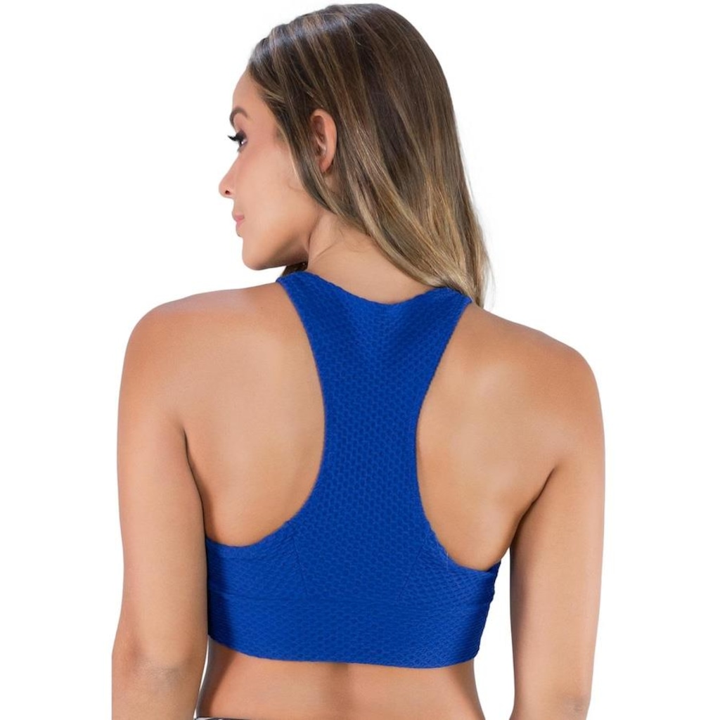 Imagem 2 do produto Top Fitness MVB Modas Tecido Bolha - Feminino