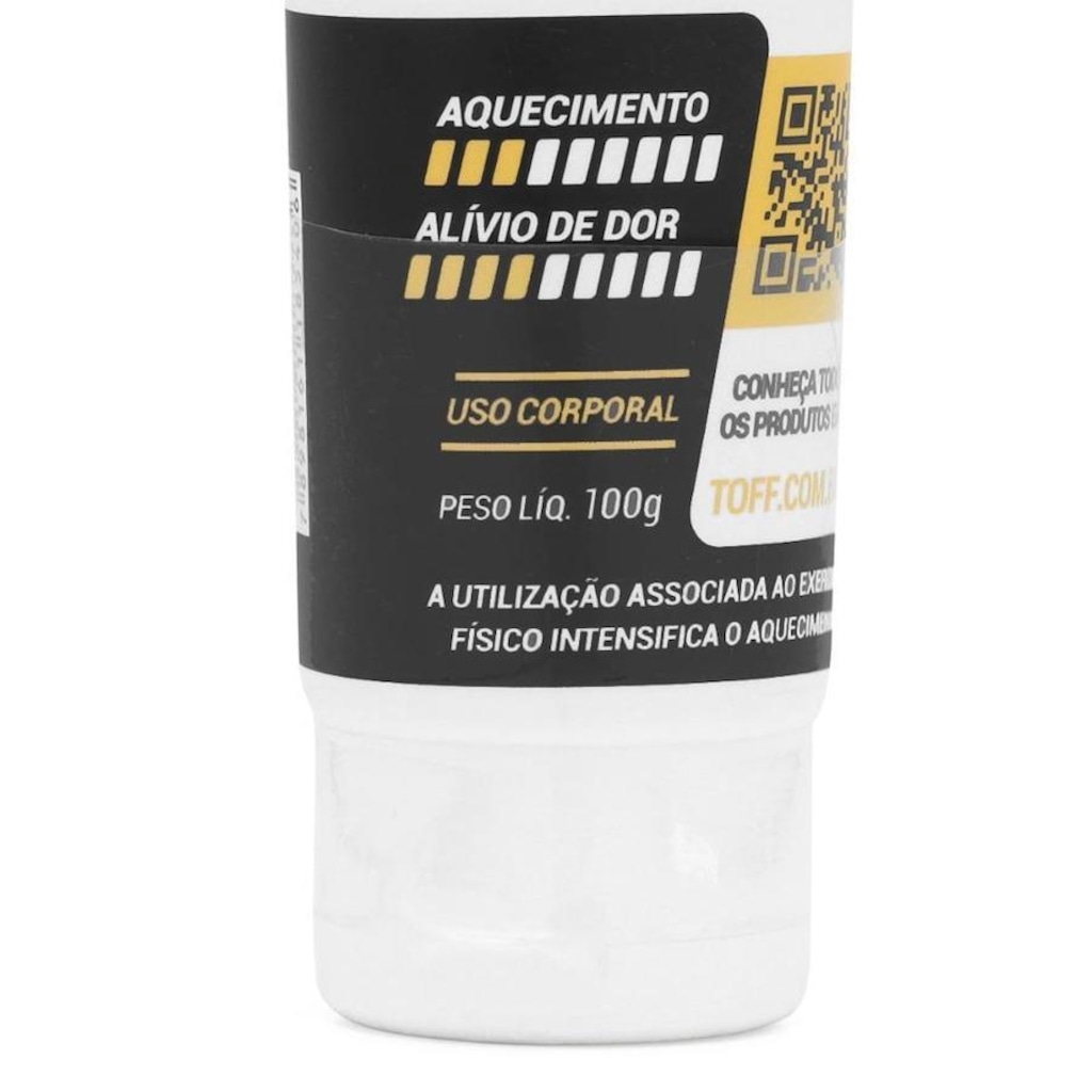 Imagem 2 do produto Creme Nanotermico Toff Care N1 Aquecimento Suave - 100g