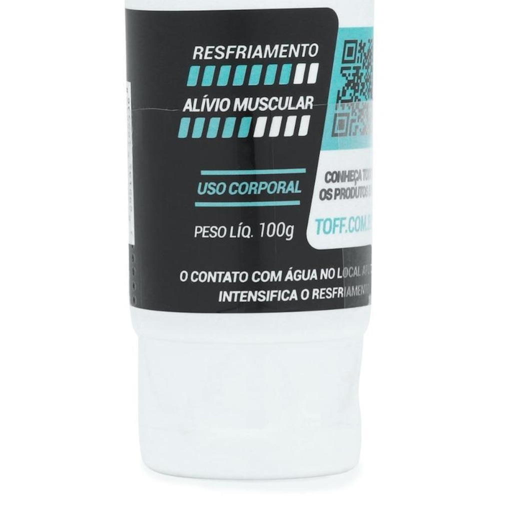 Imagem 2 do produto Creme Nanogel Toff Care Crioterápico Resfriamento Intenso - 100g