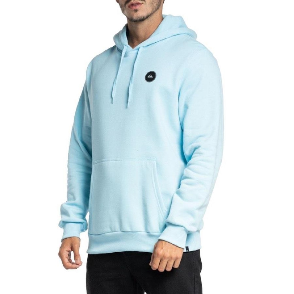 Imagem 2 do produto Blusão de Moletom com Capuz Quiksilver Fechado Transfer Round - Masculino