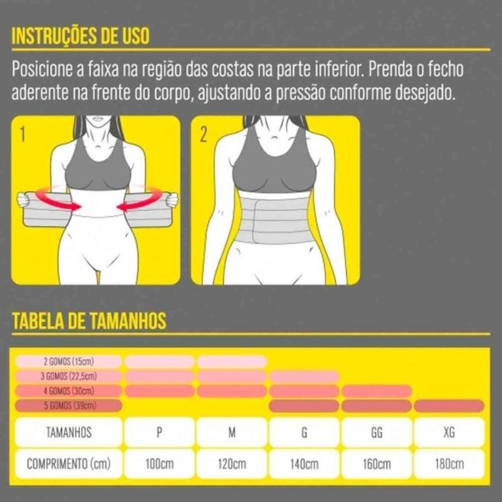 Imagem 4 do produto Faixa Abdominal Kestal Elástica 5 Gomos - Adulto