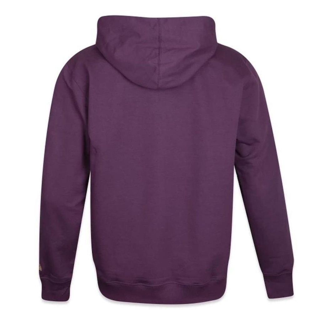 Imagem 2 do produto Blusão de Moletom com Capuz New Era Básico Sazonal Duo Branded Bordô - Masculino