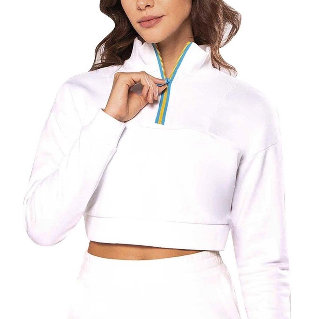 Imagem 3 do produto Blusão Alto Giro Cropped High - Feminino