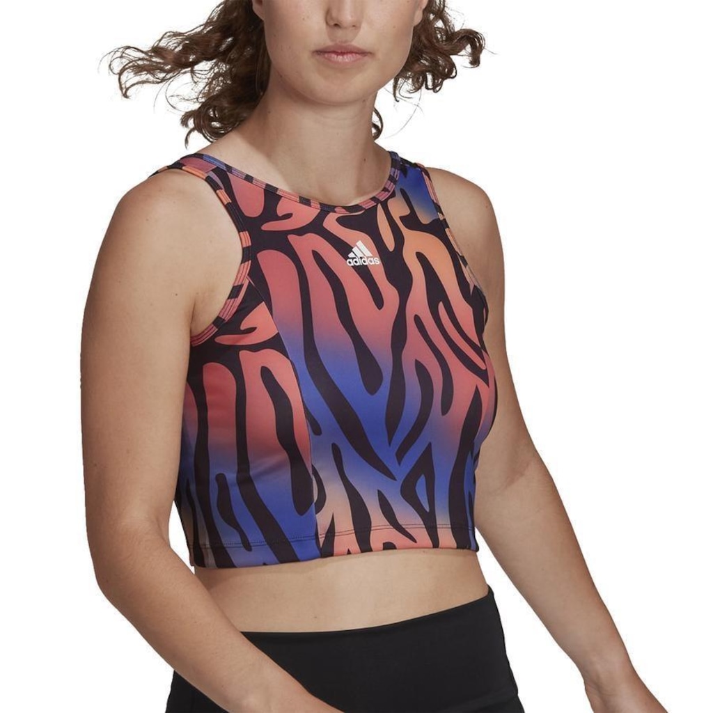 Imagem 2 do produto Camiseta Regata adidas Crop Tiger - Feminina