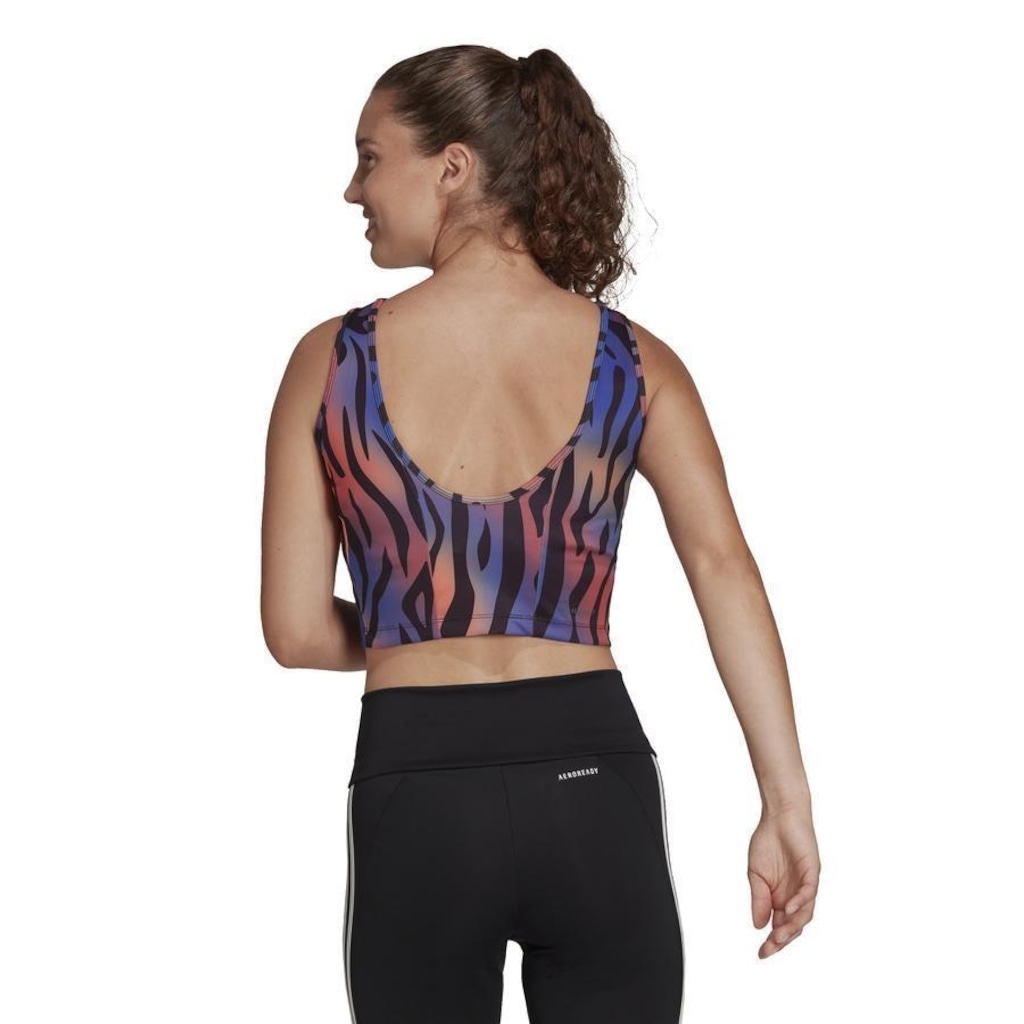 Imagem 3 do produto Camiseta Regata adidas Crop Tiger - Feminina