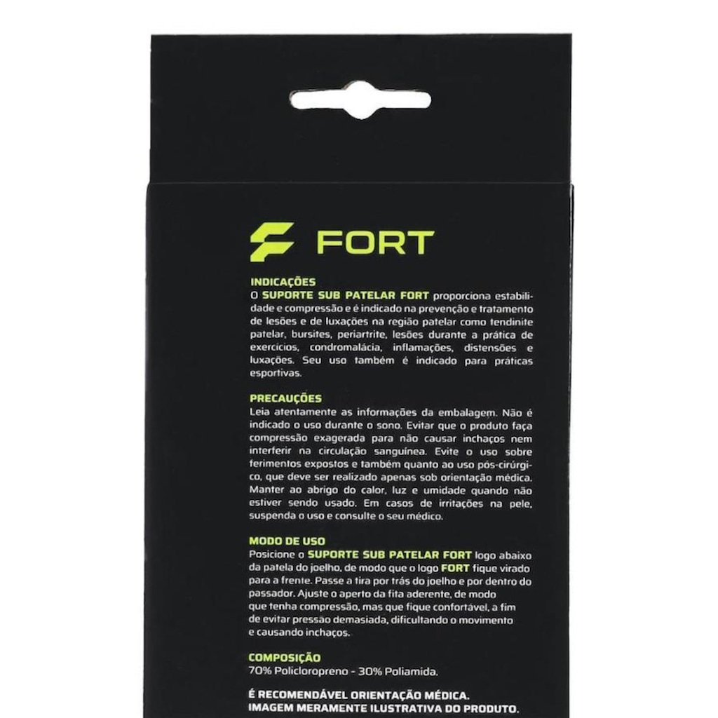 Imagem 3 do produto Sub Patelar Fort Neoprene - Adulto