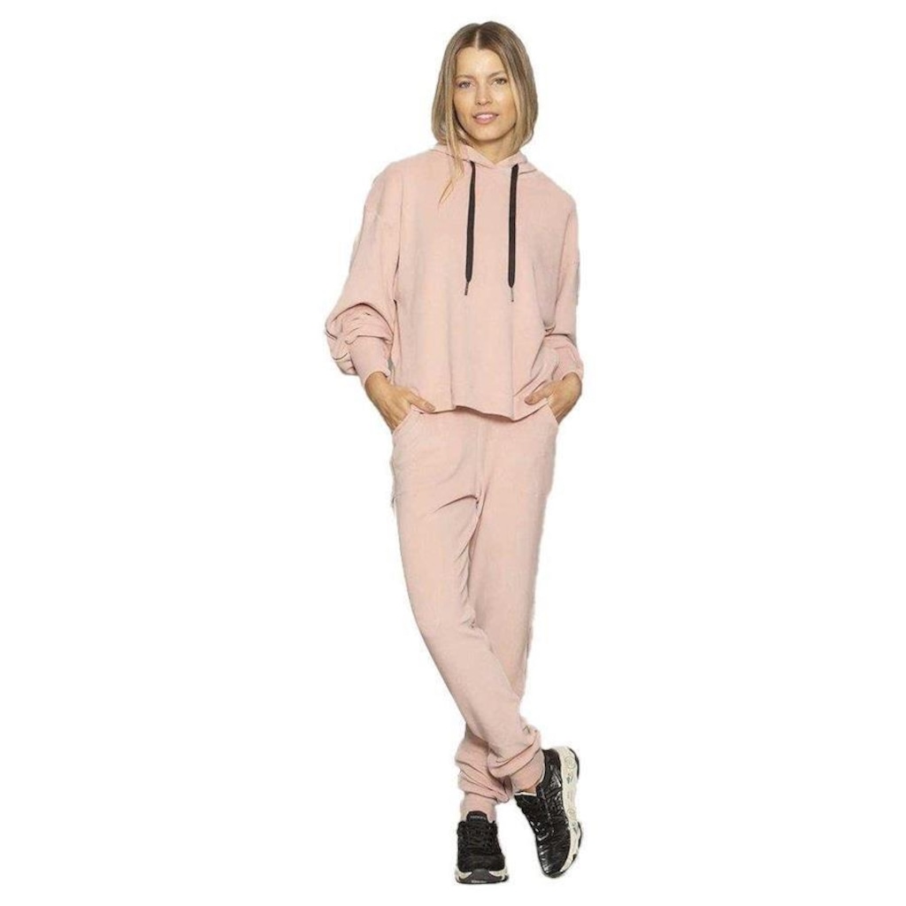 Imagem 3 do produto Blusão com Capuz Run More Fleece - Feminino