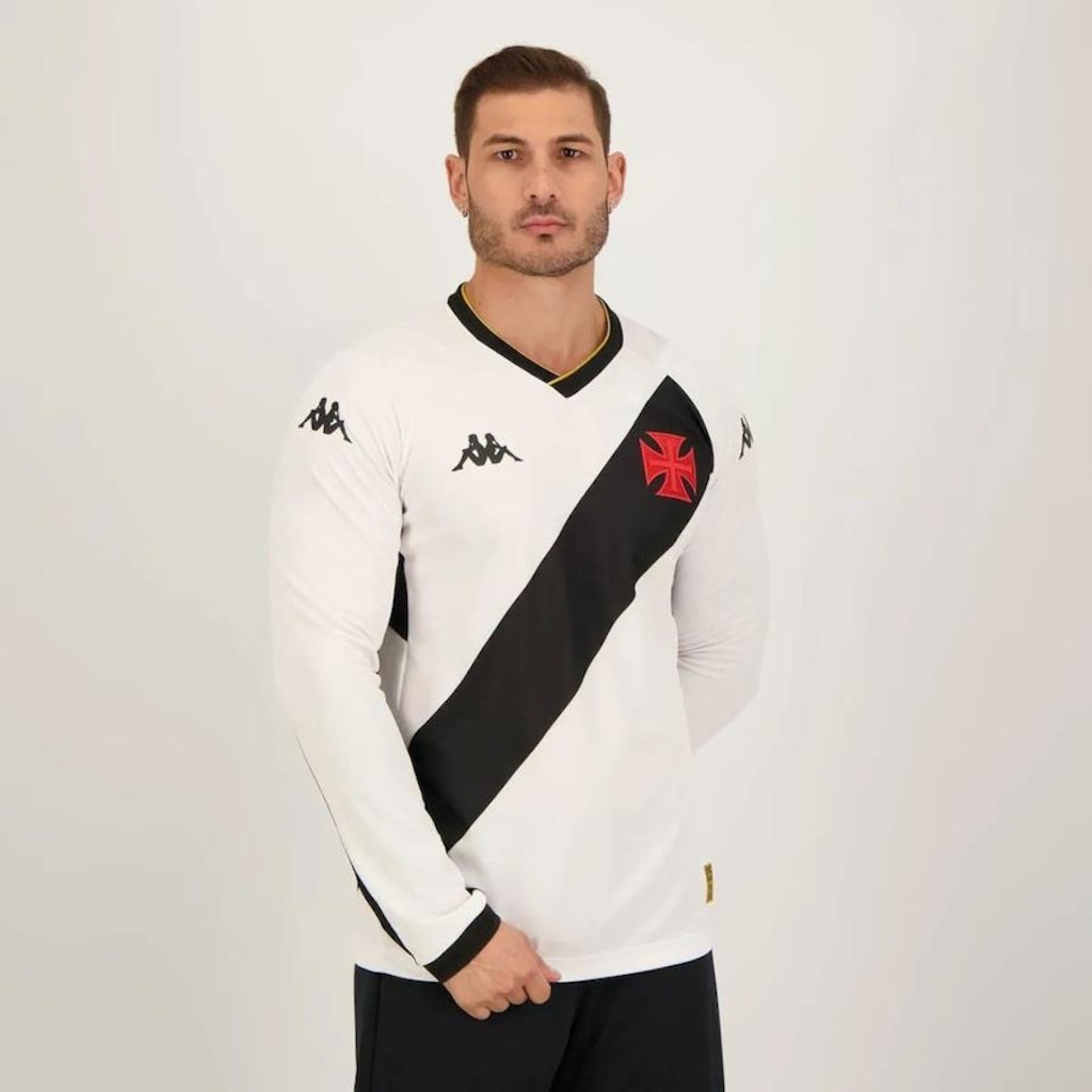 Imagem 2 do produto Camisa do Vasco da Gama Manga longa Nº2 2023 Kappa - Masculina