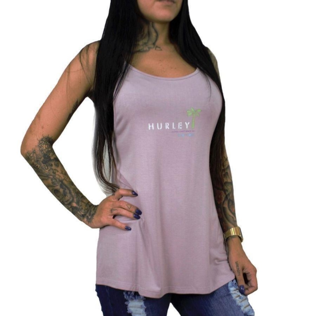 Imagem 2 do produto Camiseta Regata Hurley Viscolycra - Feminina