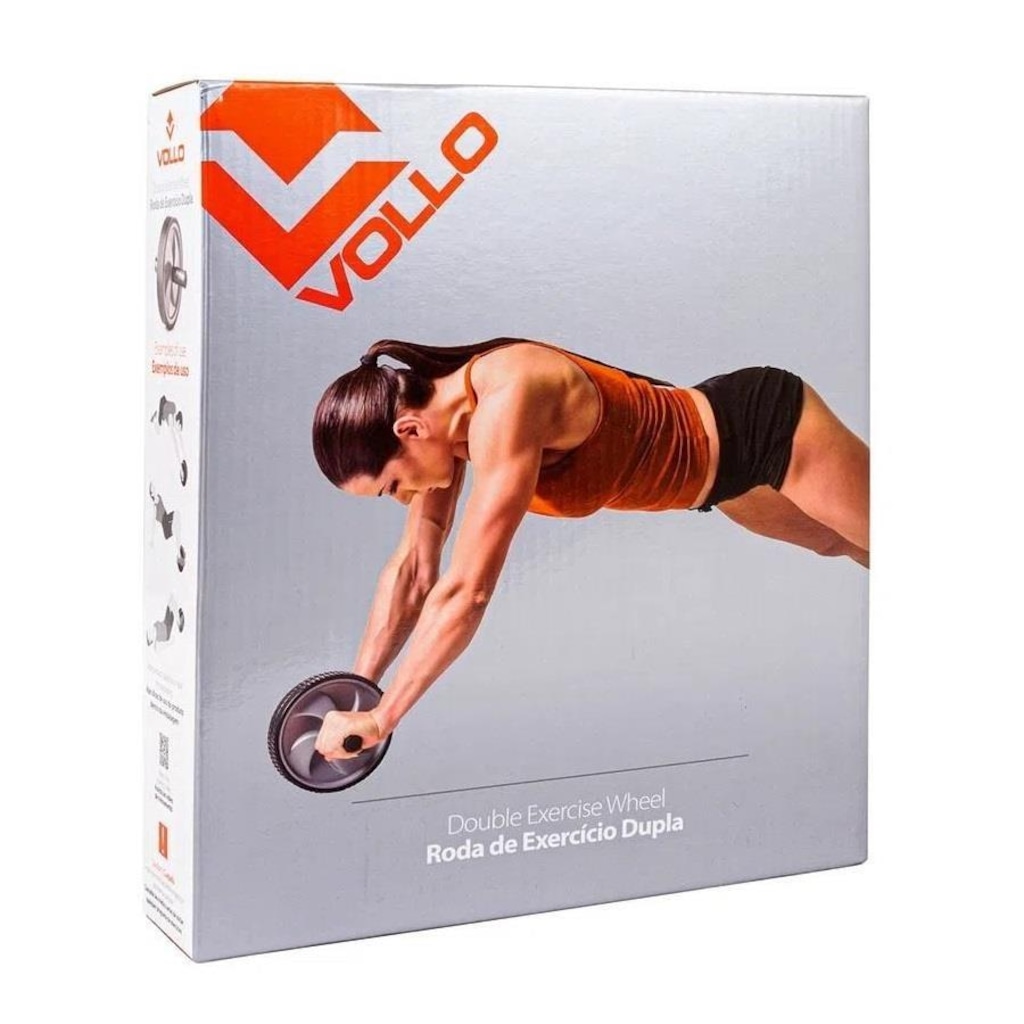Imagem 3 do produto Roda de Exercícios Abdominais Dupla Vollo VP1057