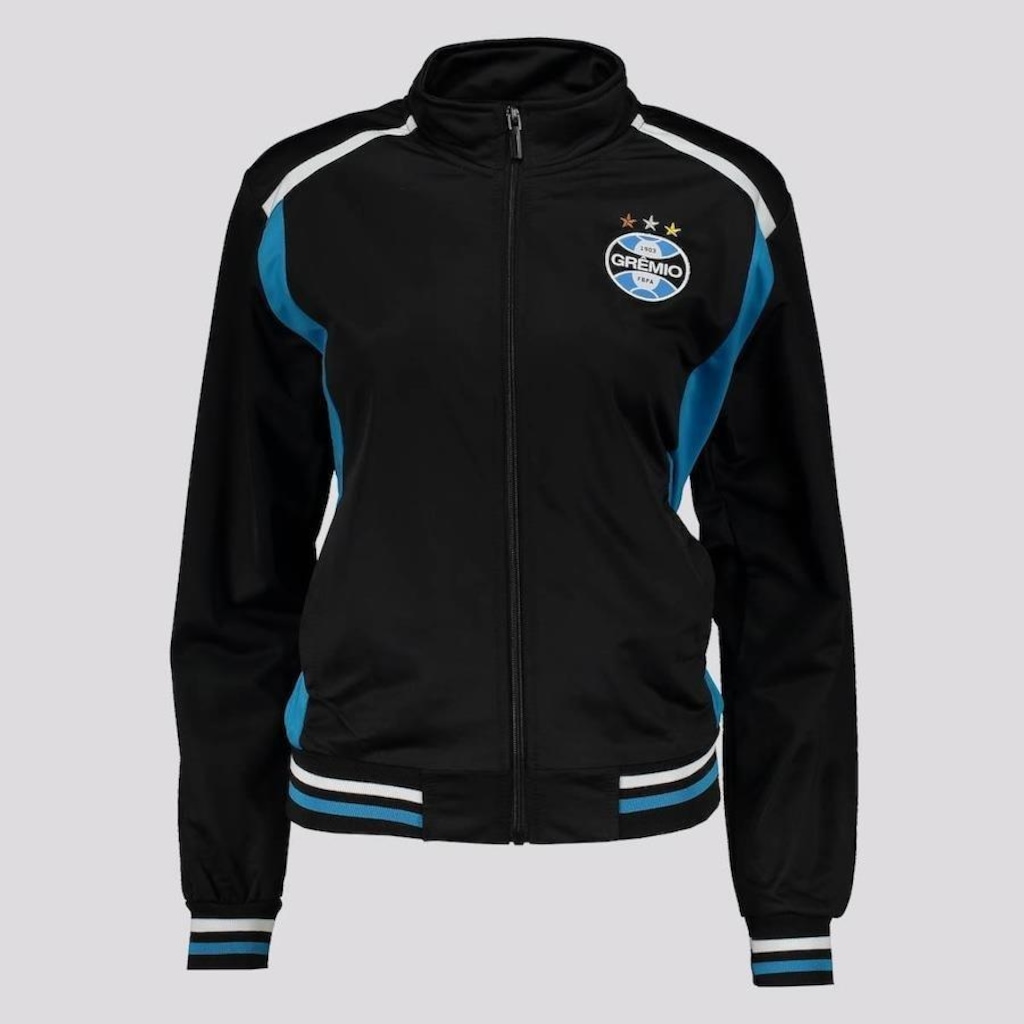 Imagem 3 do produto AGASALHO DO GRÊMIO TRILOBAL TRICOLOR FUTFANATICS - FEMININO