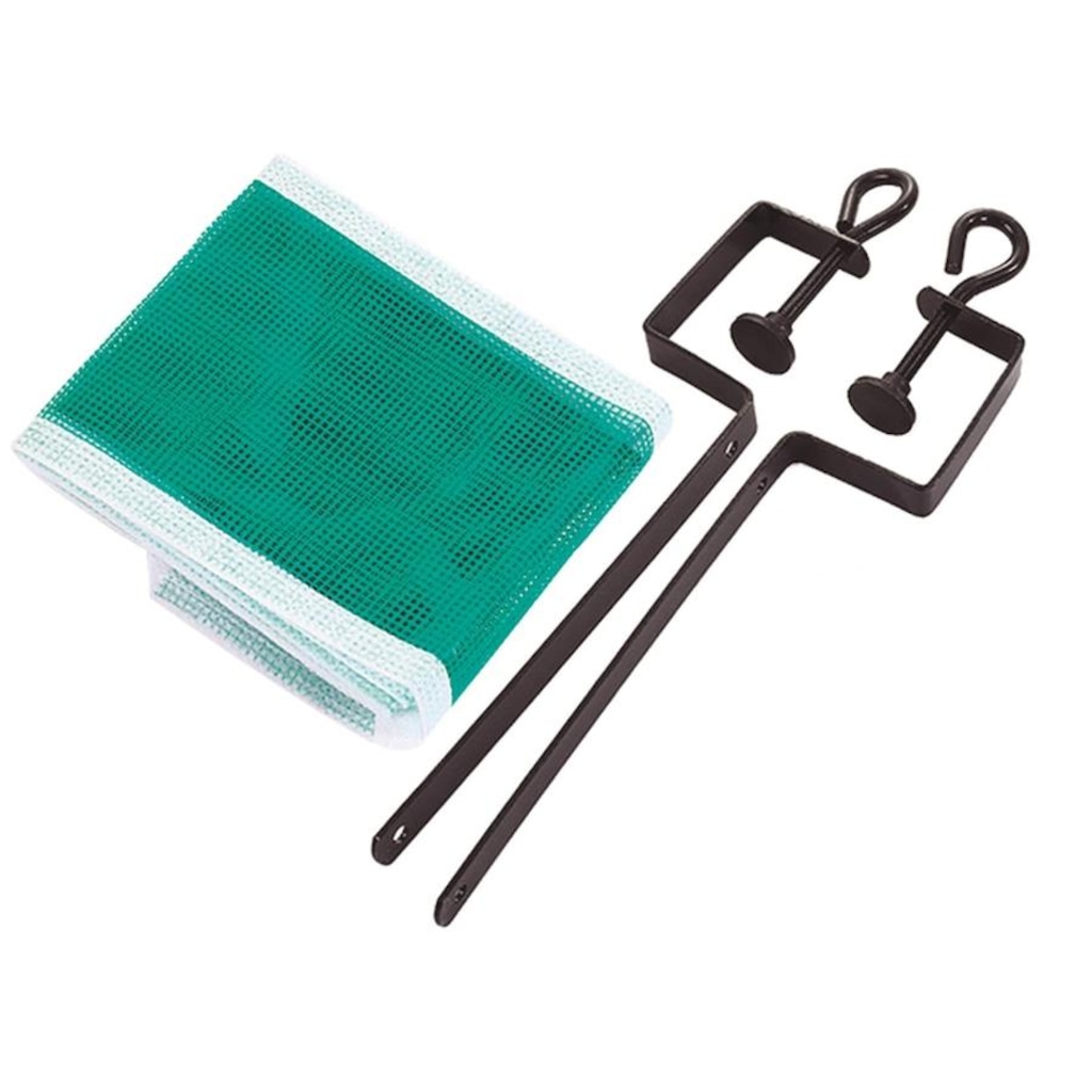 Imagem 3 do produto Kit Tênis de Mesa Gold Sports Advance : 2 Raquetes + 3 Bolas + Rede +Suporte