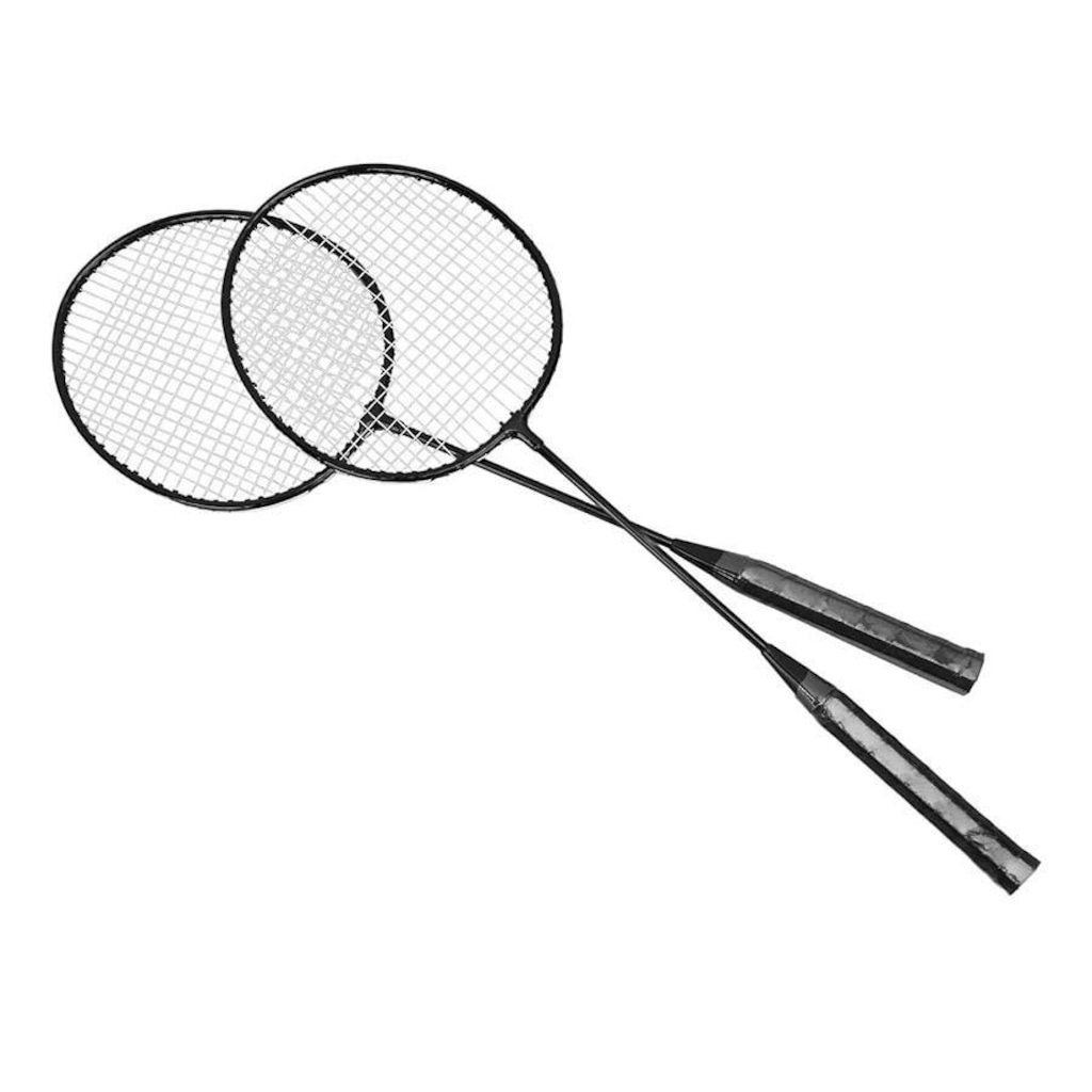 Imagem 2 do produto Kit de Badminton Starflex Sports 2x Raquetes + 2x Petecas