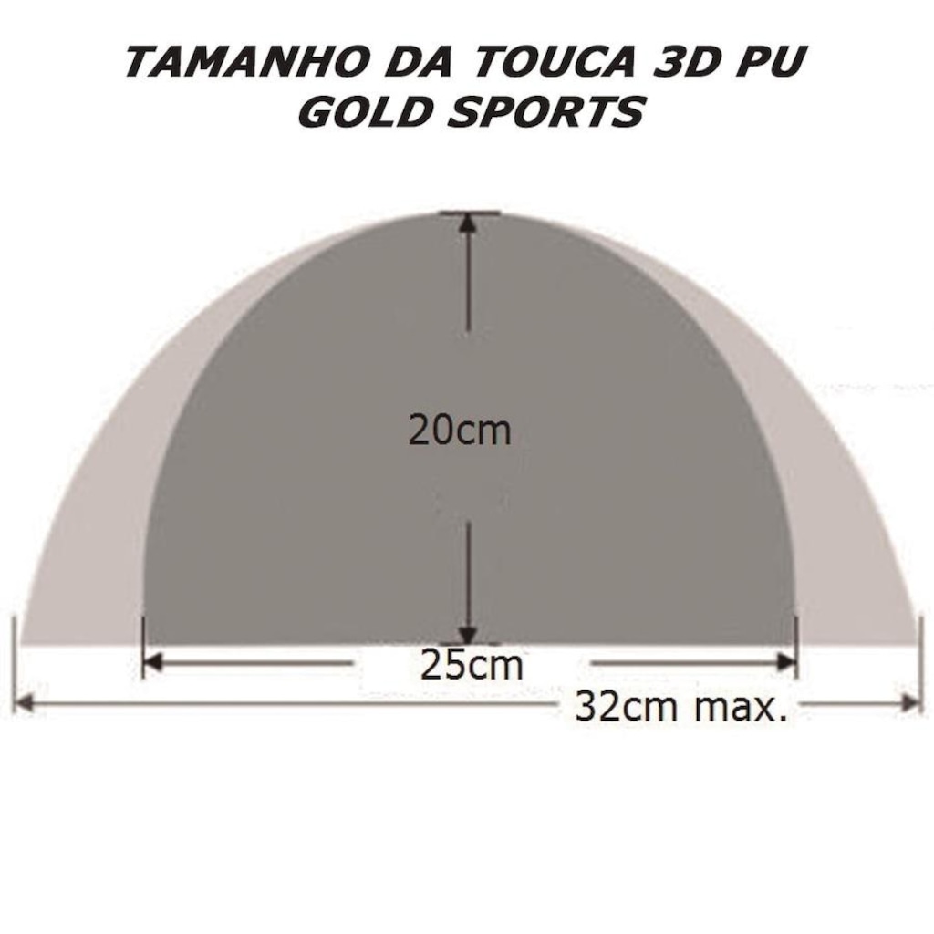 Imagem 4 do produto Touca de Natação Gold Sports 3D - Adulto