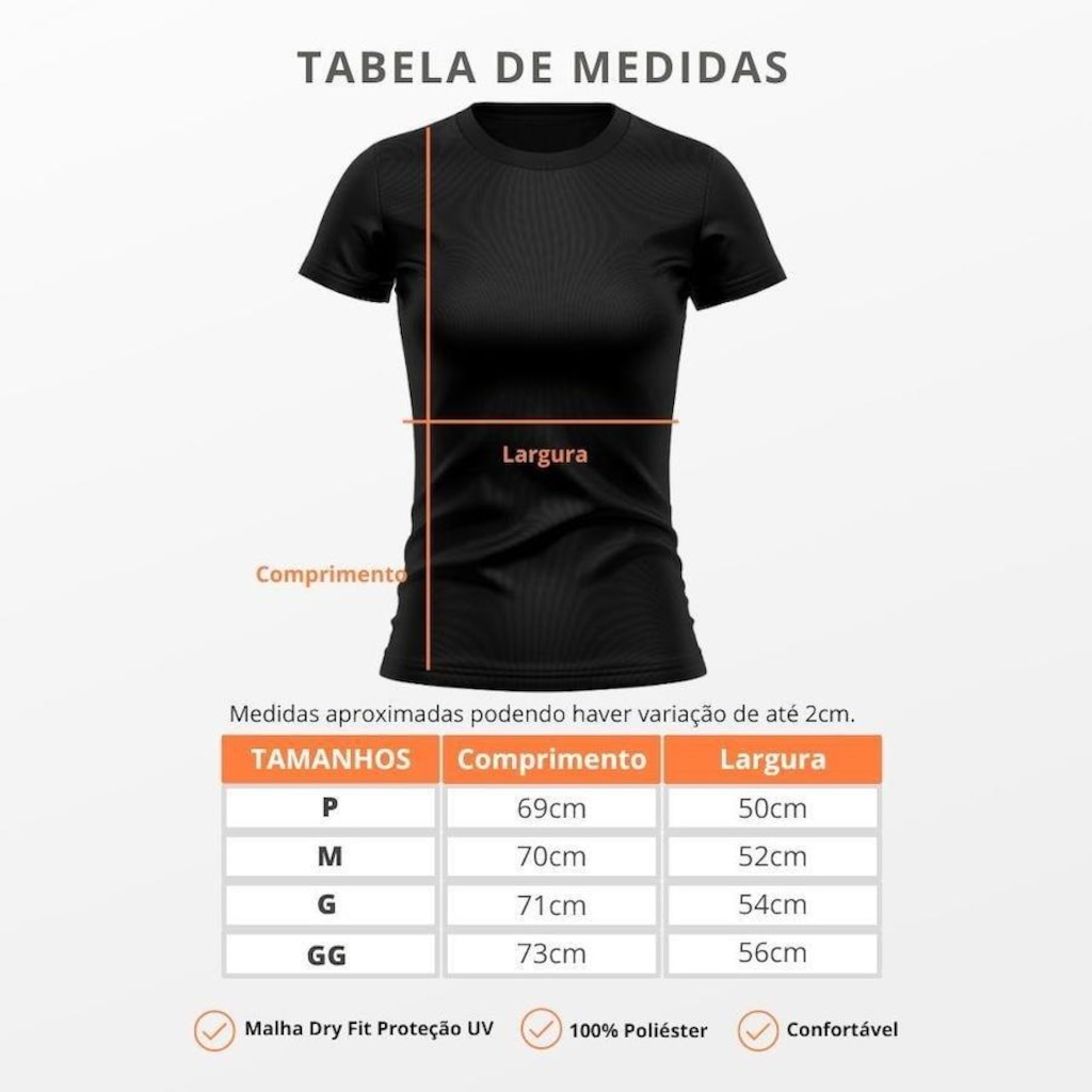 Imagem 5 do produto Camiseta Whats Wear Raglan com Proteção Solar UV - 2 unidades - Feminina