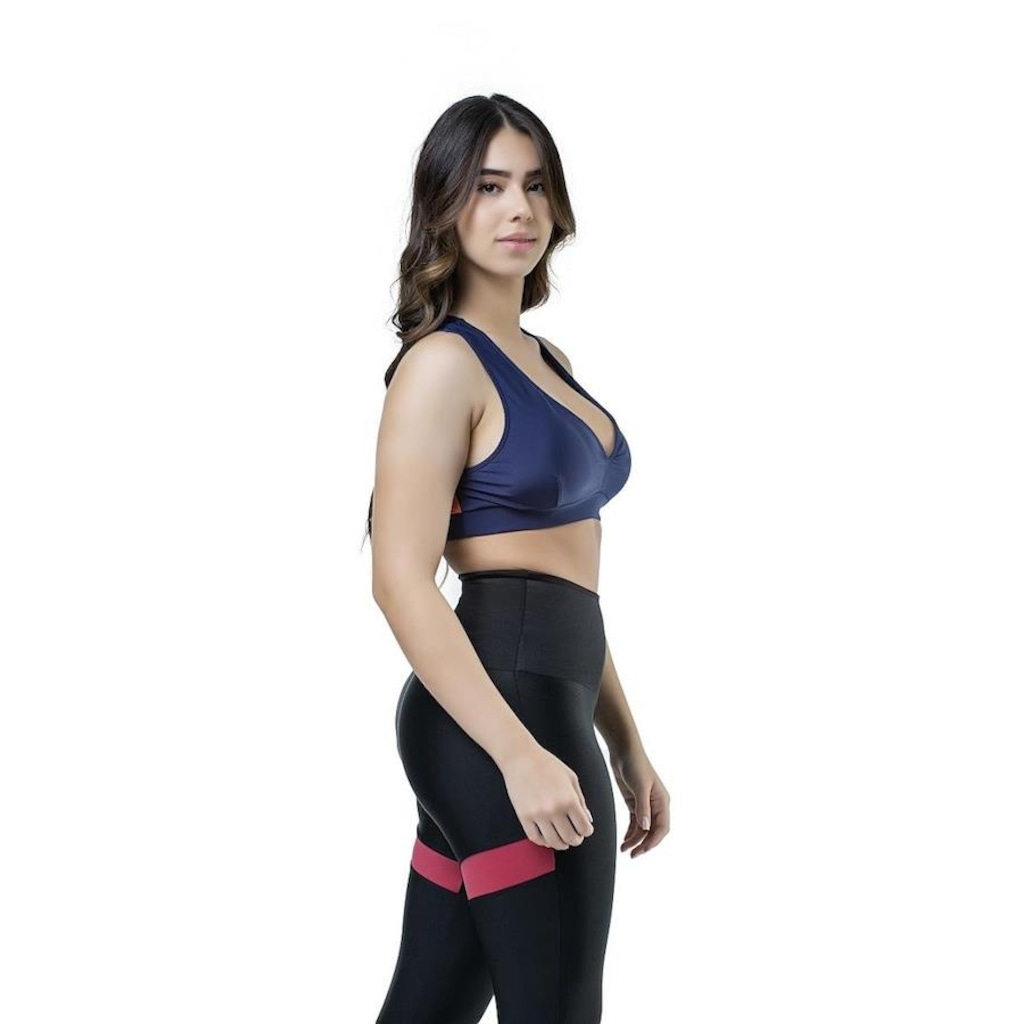 Imagem 3 do produto Top Fitness com Bojo Elite Recorte Premium UV50+ - Feminino