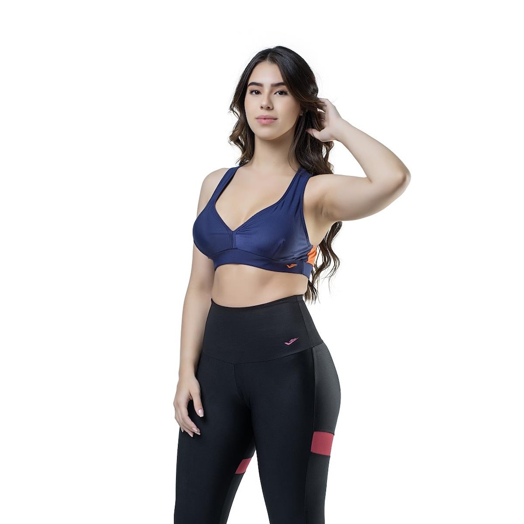 Imagem 5 do produto Top Fitness com Bojo Elite Recorte Premium UV50+ - Feminino
