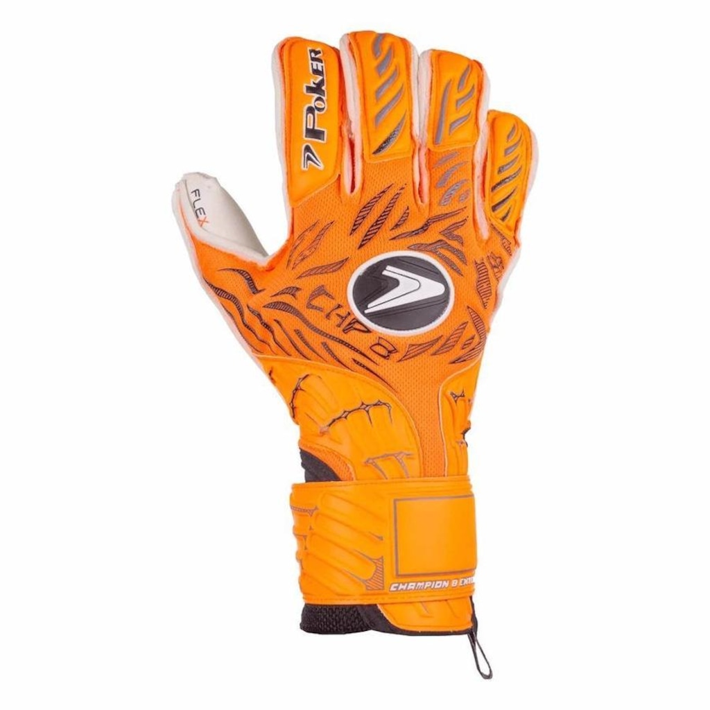 Imagem 2 do produto Luvas de Goleiro Poker Profissional Champion 8 Extended - Adulto