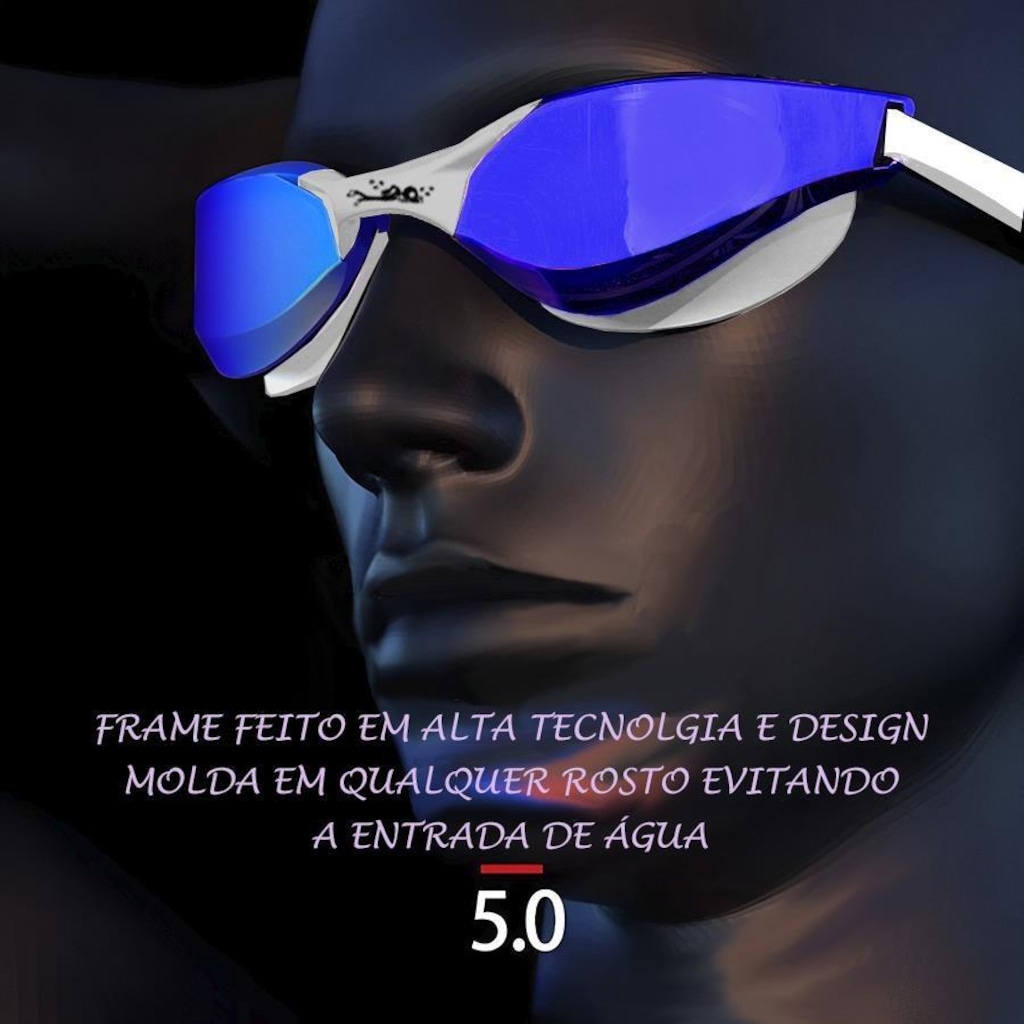 Imagem 3 do produto Óculos de Natação Gold Sports Snake Pro Performance 5.0 - Adulto