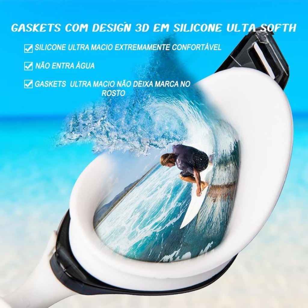 Imagem 2 do produto Óculos de Natação Gold Sports Snake Pro Performance 5.0 - Adulto