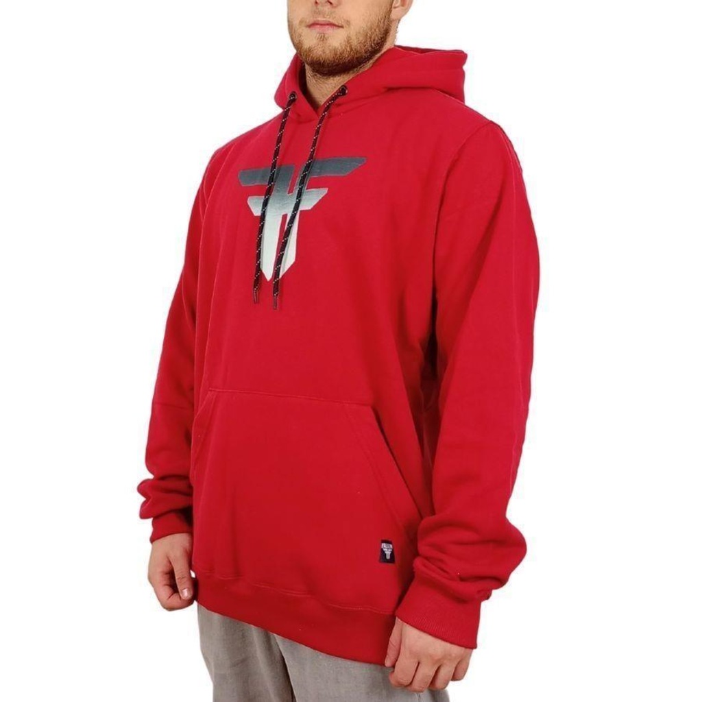 Imagem 3 do produto Blusão de Moletom com Capuz Fallen Canguru Logo Grade - Masculino