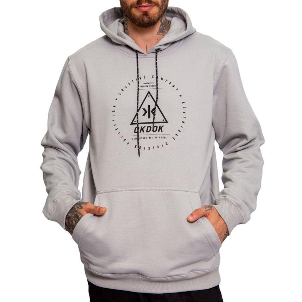 Imagem 2 do produto Blusão de Moletom Com Capuz Okdok Established - Masculino