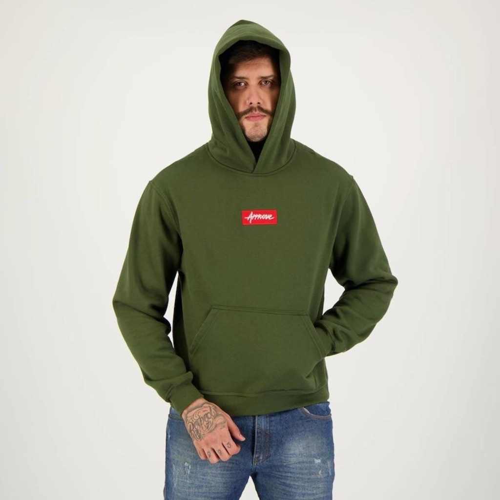 Imagem 2 do produto Blusão de Moletom com Capuz com Capuz Approve Box Classic - Masculino
