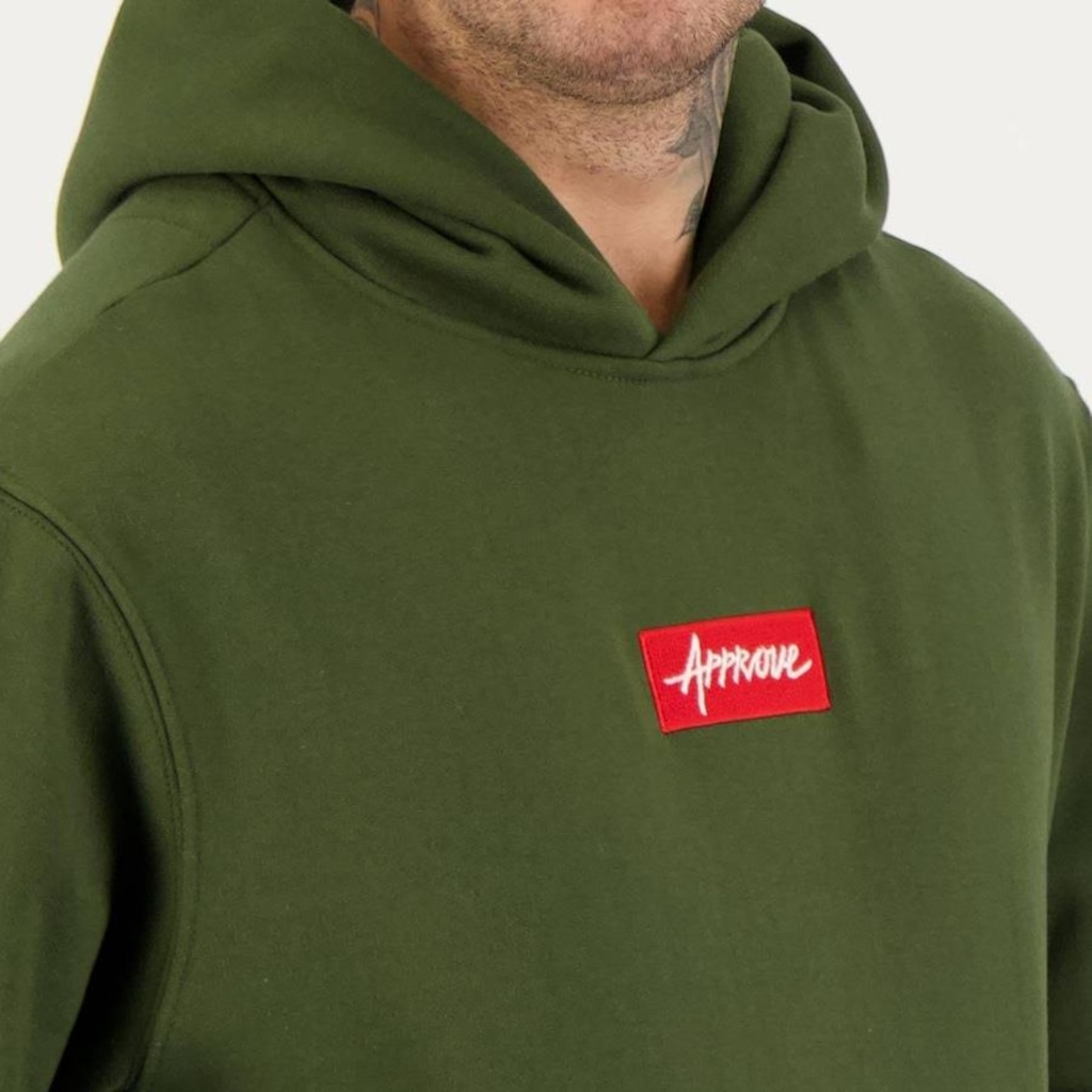 Imagem 3 do produto Blusão de Moletom com Capuz com Capuz Approve Box Classic - Masculino