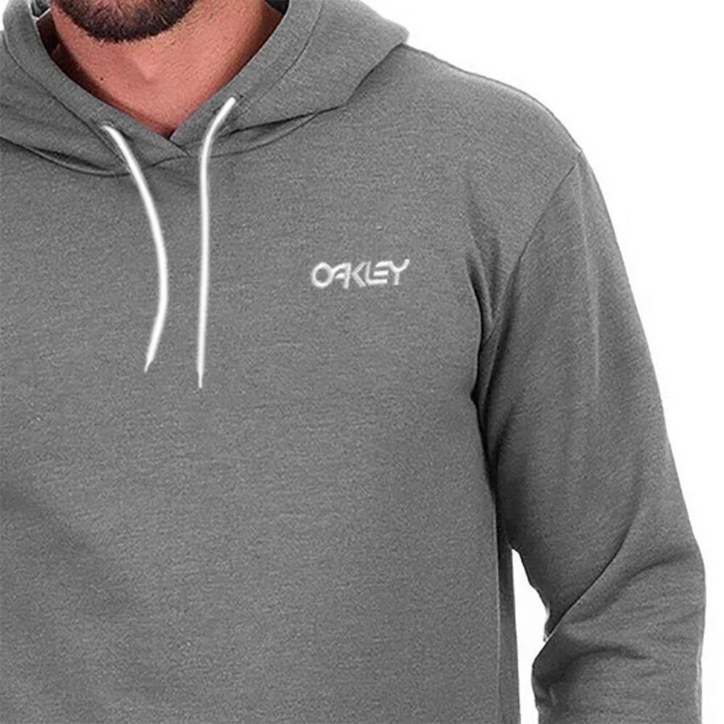 Imagem 2 do produto Blusão de Moletom com Capuz Oakley Canguru Oversized - Masculino