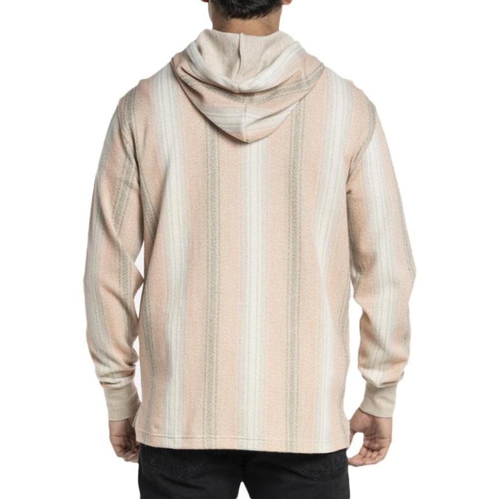 Imagem 2 do produto Blusão de Moletom com Capuz Quiksilver Canguru Baja Henley - Masculino