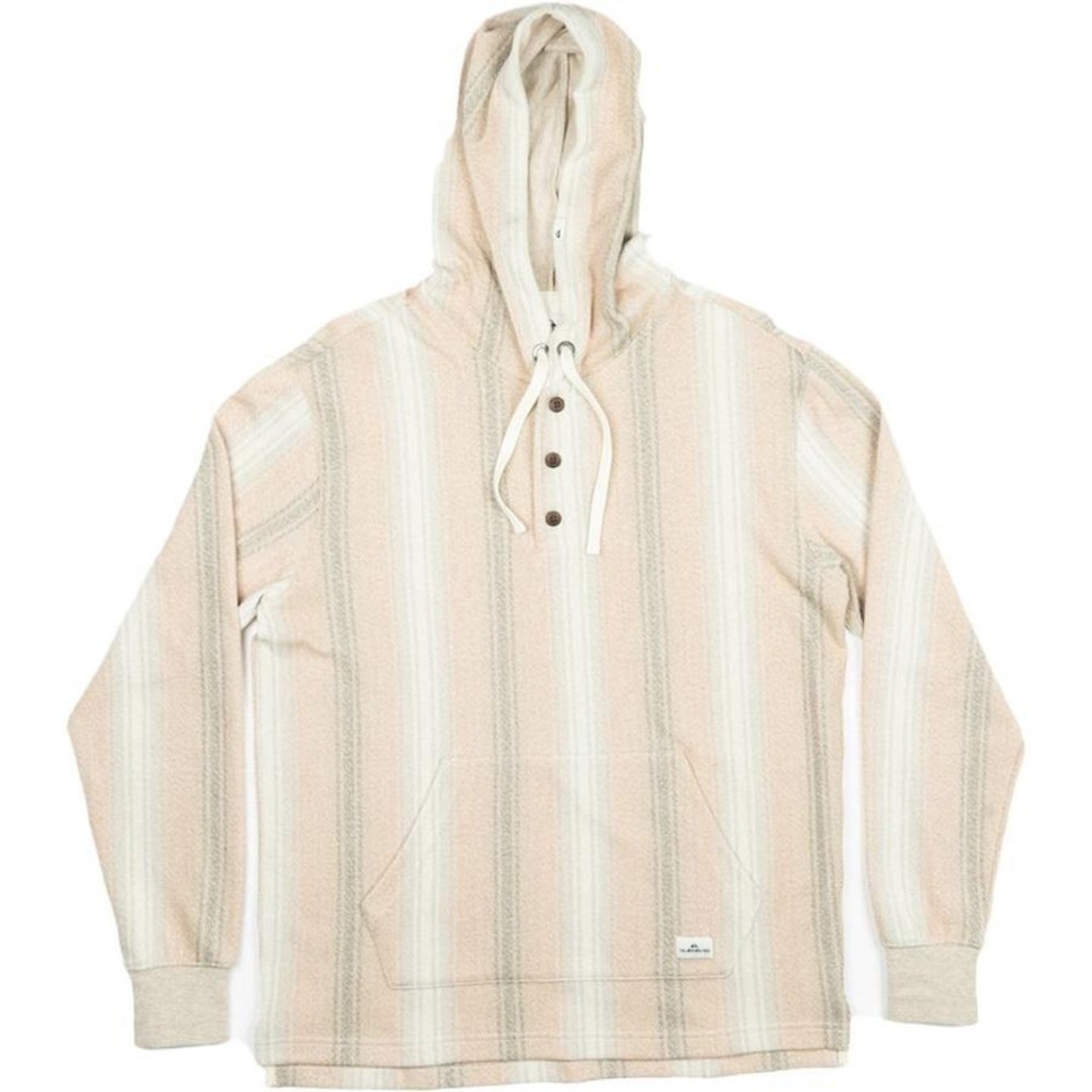 Imagem 3 do produto Blusão de Moletom com Capuz Quiksilver Canguru Baja Henley - Masculino