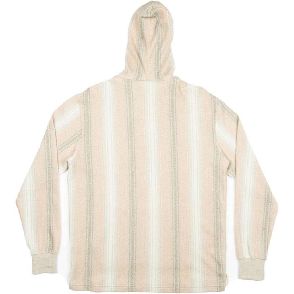 Imagem 4 do produto Blusão de Moletom com Capuz Quiksilver Canguru Baja Henley - Masculino