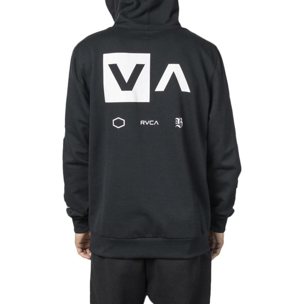 Imagem 2 do produto Blusão de Moletom com Capuz RVCA Canguru Barron - Masculino
