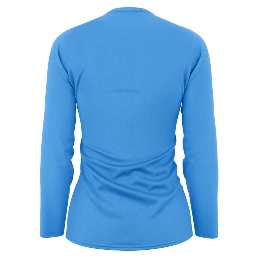 Imagem 2 do produto Camiseta Adriben Dry Fit Proteção Solar Uv Térmica Academia Manga Longa - Feminina