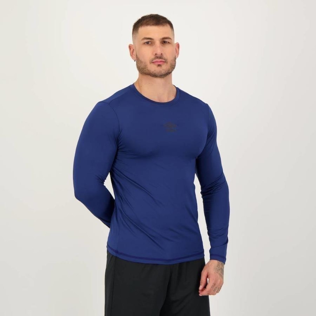 Imagem 2 do produto Camisa Térmica Umbro Manga Longa Diamond Touch - Masculina