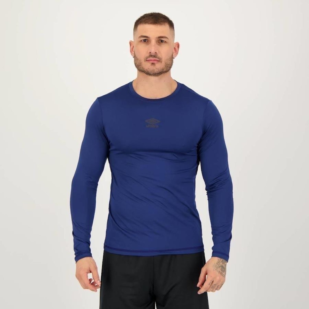 Imagem 3 do produto Camisa Térmica Umbro Manga Longa Diamond Touch - Masculina