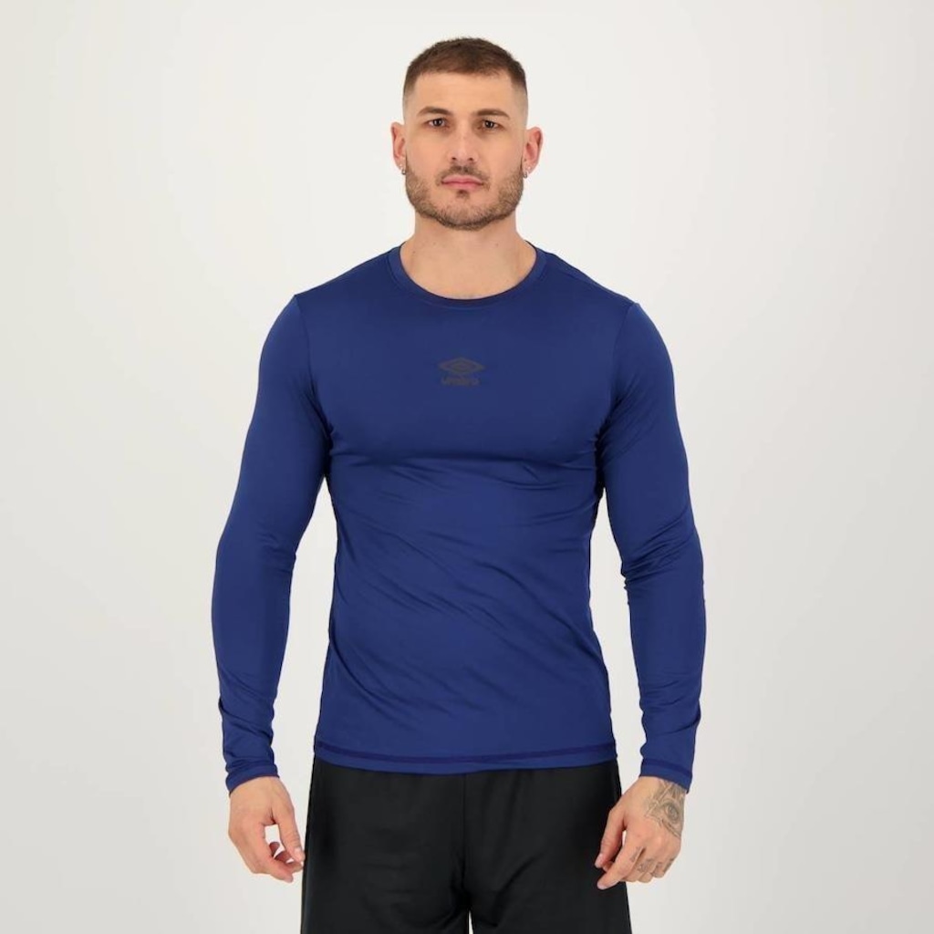Imagem 4 do produto Camisa Térmica Umbro Manga Longa Diamond Touch - Masculina