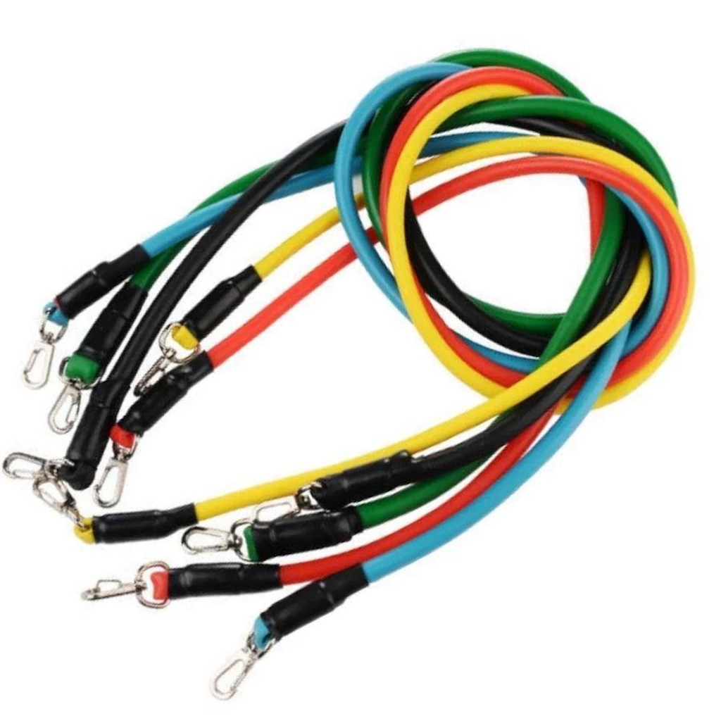 Imagem 4 do produto Kit Elástico Extensor Mbfit Treino Funcional - 11 Itens
