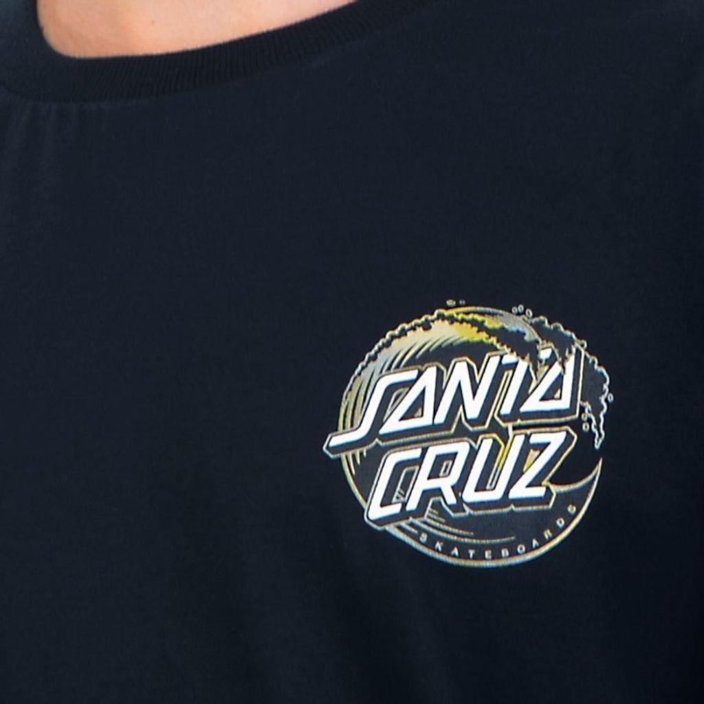 Imagem 3 do produto Camiseta Masculina Santa Cruz Wave Dot - Santa Cruz