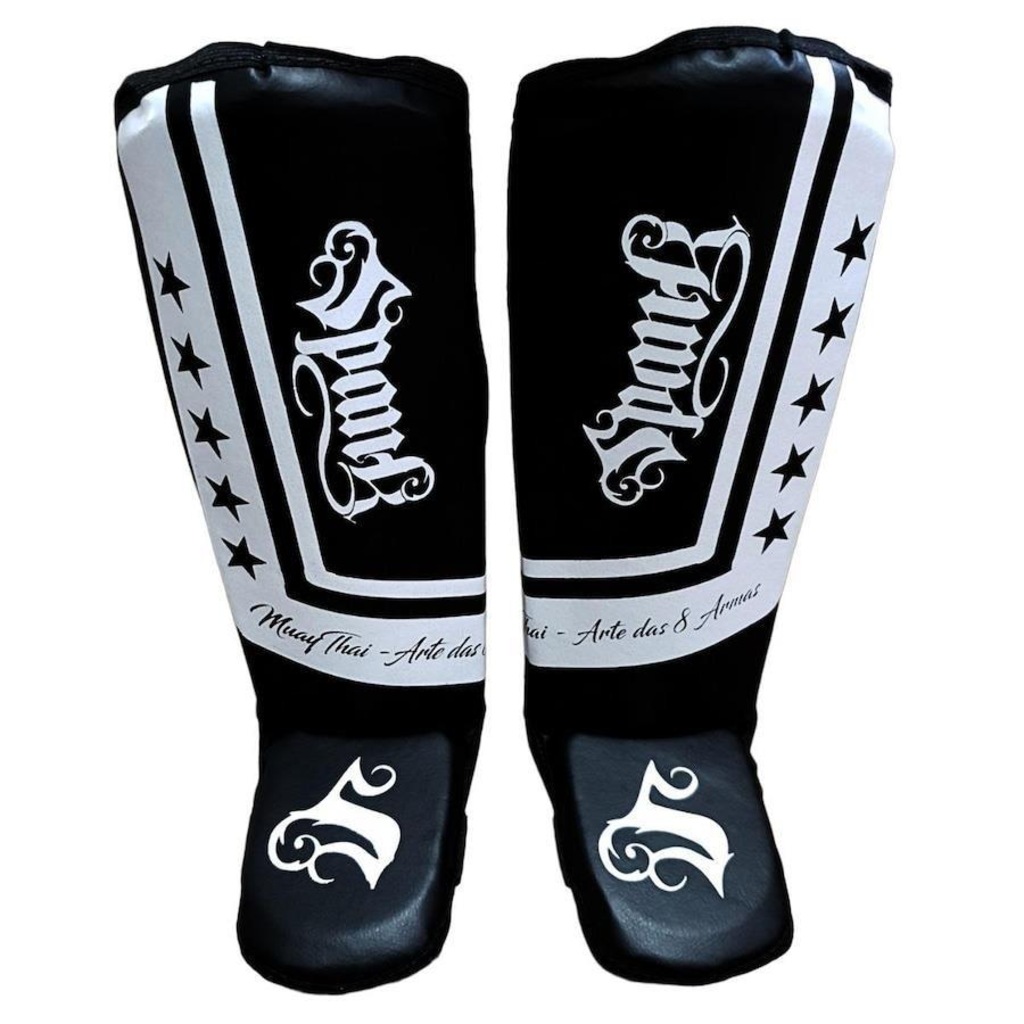 Imagem 3 do produto Caneleira de Muaythai Spank Protetor de Canela 5 Estrelas - Adulto
