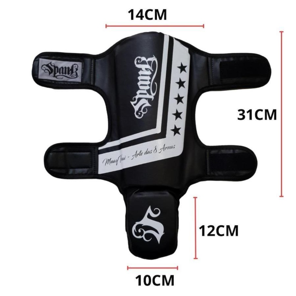 Imagem 4 do produto Caneleira de Muaythai Spank Protetor de Canela 5 Estrelas - Adulto