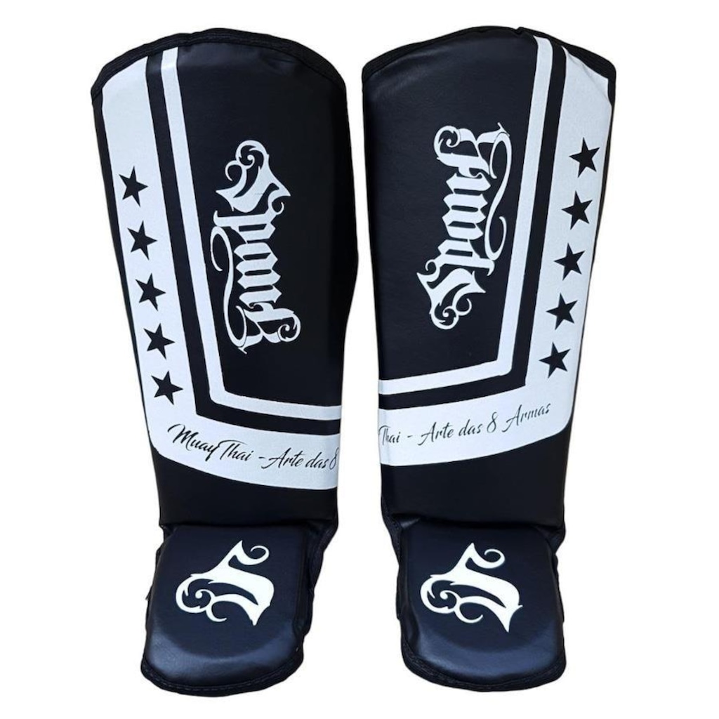 Imagem 1 do produto Caneleira de Muaythai Spank Protetor de Canela 5 Estrelas - Adulto
