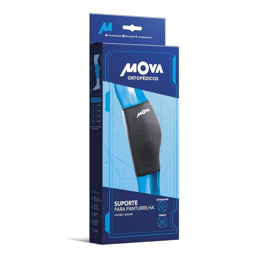 Imagem 2 do produto Suporte de Compressão para Panturrilha Mova Neoprene