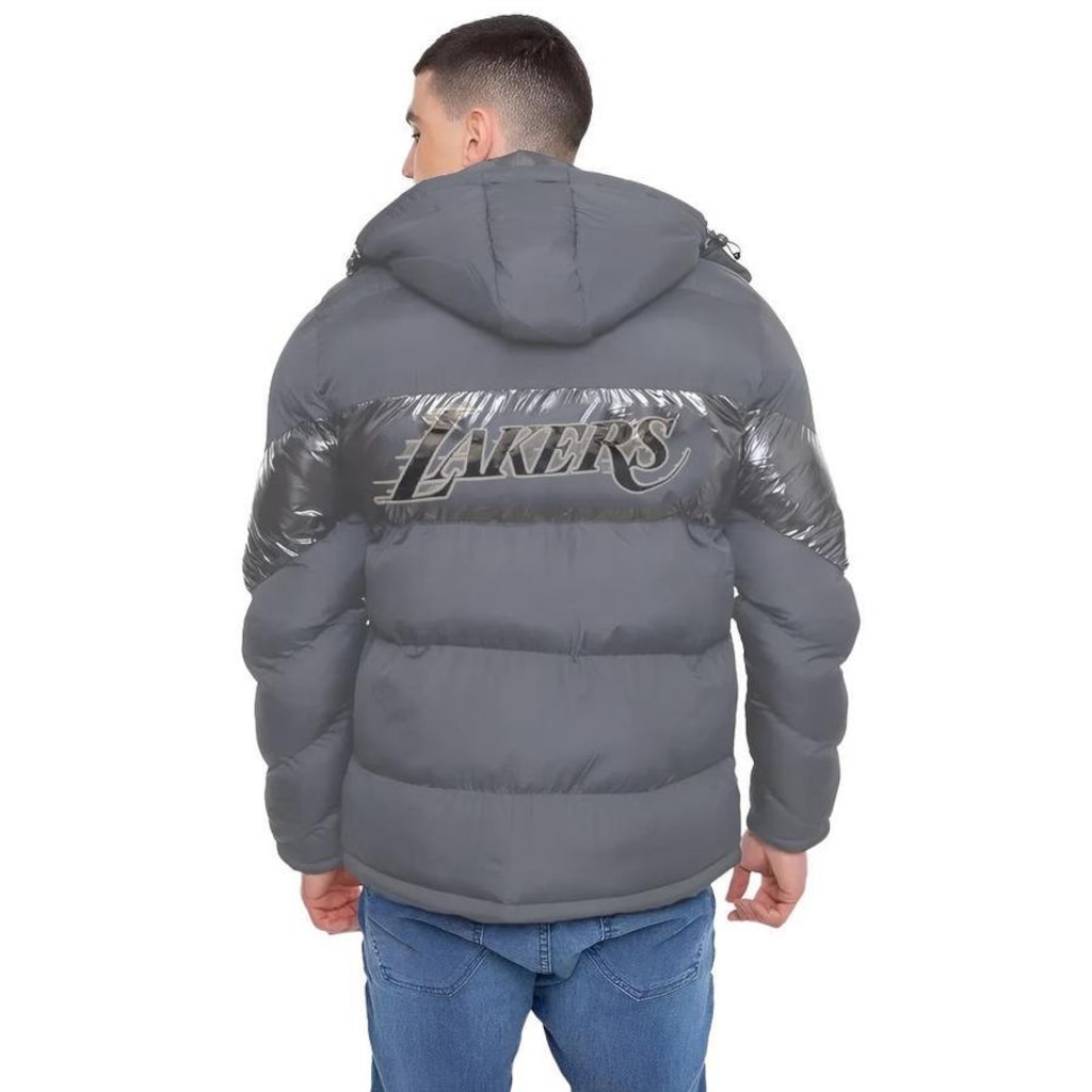 Imagem 2 do produto Jaqueta Com Capuz Nba Puffer Los Angeles Lakers - Masculina