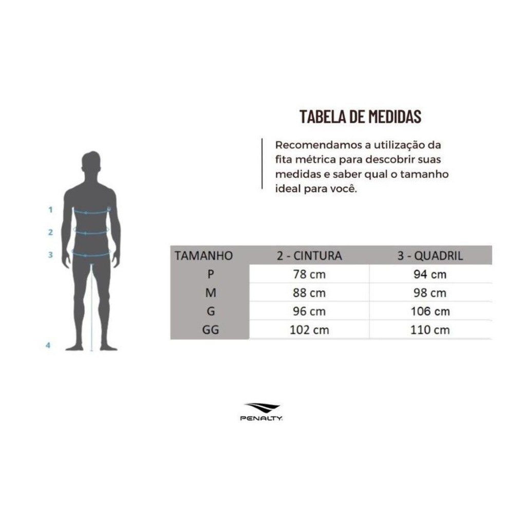 Imagem 4 do produto Kit de Futebol Penalty: Calção + Par Meião - Masculino